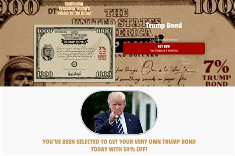 trump bond money